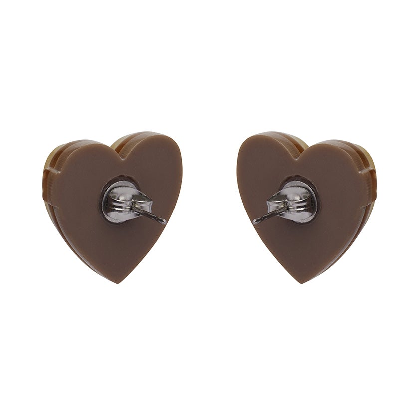 Heart of Caché Studs - Rockamilly-Jewellery-Vintage