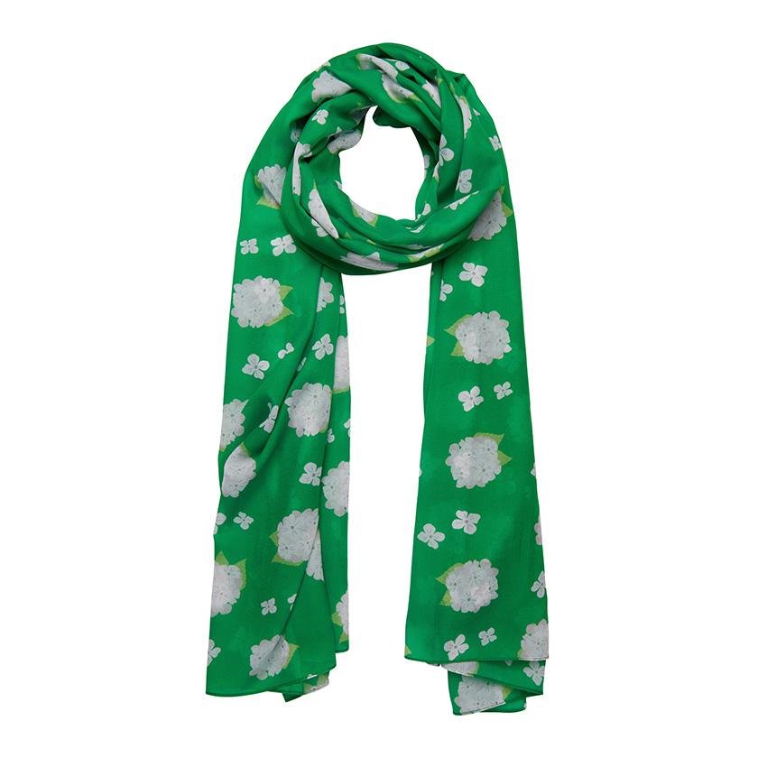 Heartfelt Hydrangea Neck Scarf - Rockamilly-Accessories-Vintage