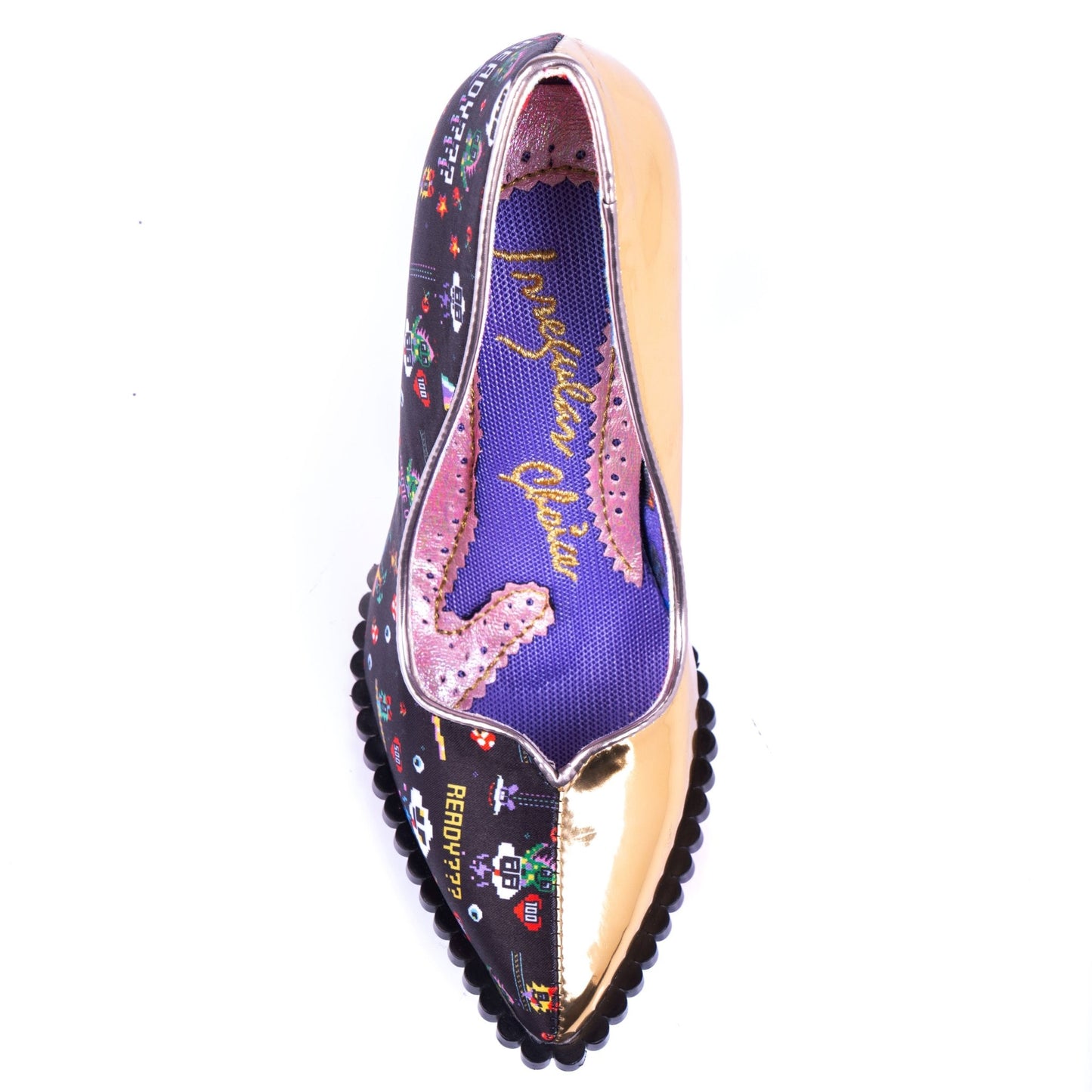 Heavens Above Gold Irregular Choice - Rockamilly-Shoes-Vintage