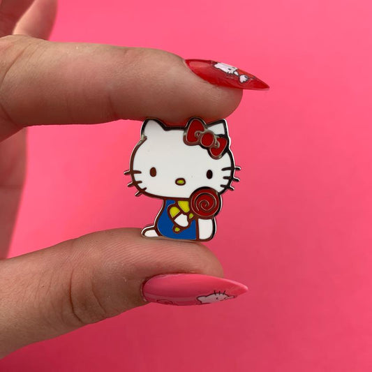 Hello Kitty Lollipop Enamel Pin - Rockamilly-Jewellery-Vintage