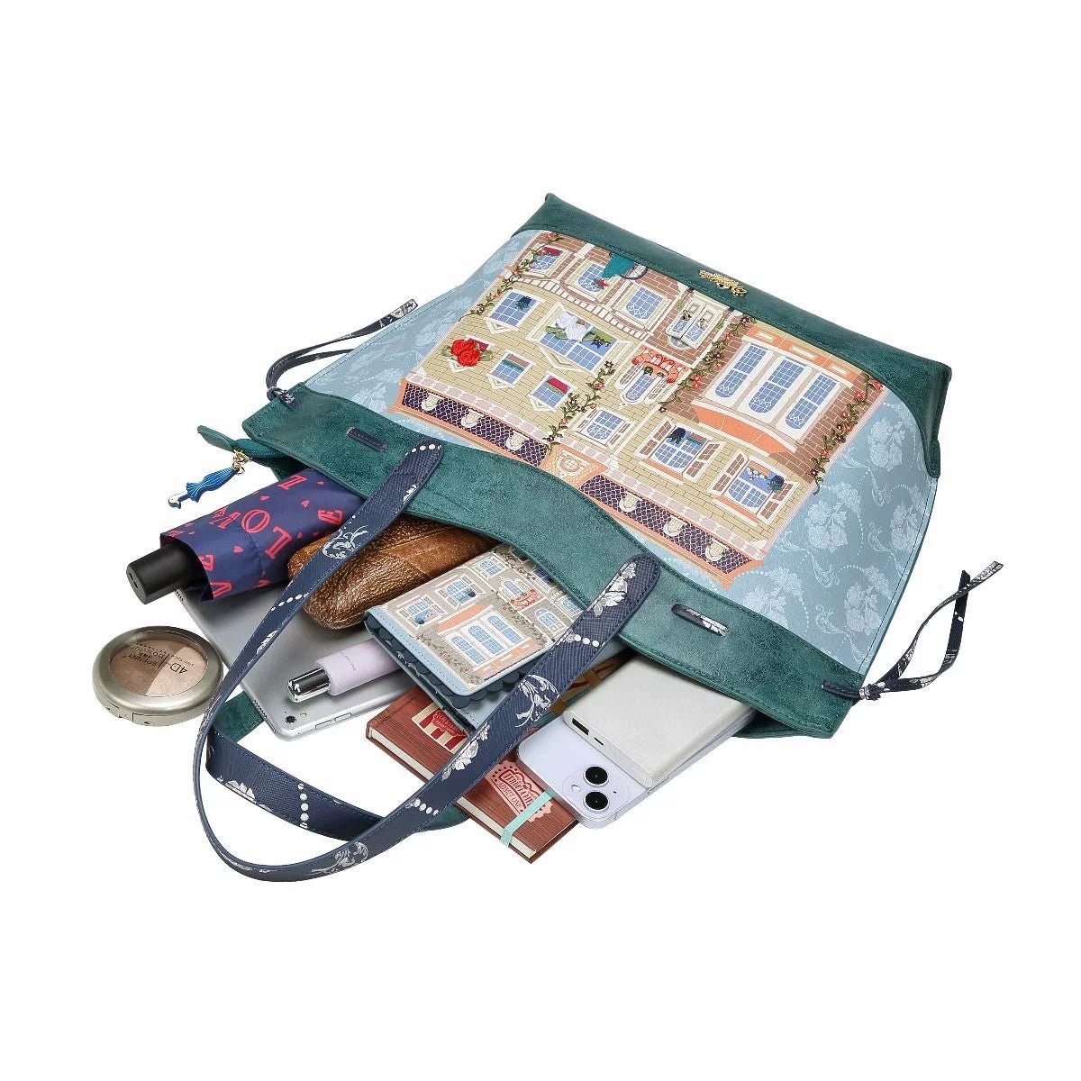 Heritage Victorian Dolls House Stella Tote - Rockamilly-Bags & Purses-Vintage