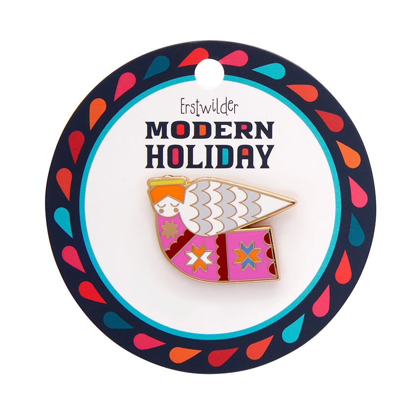 Holy Herald Enamel Pin - Rockamilly-Jewellery-Vintage