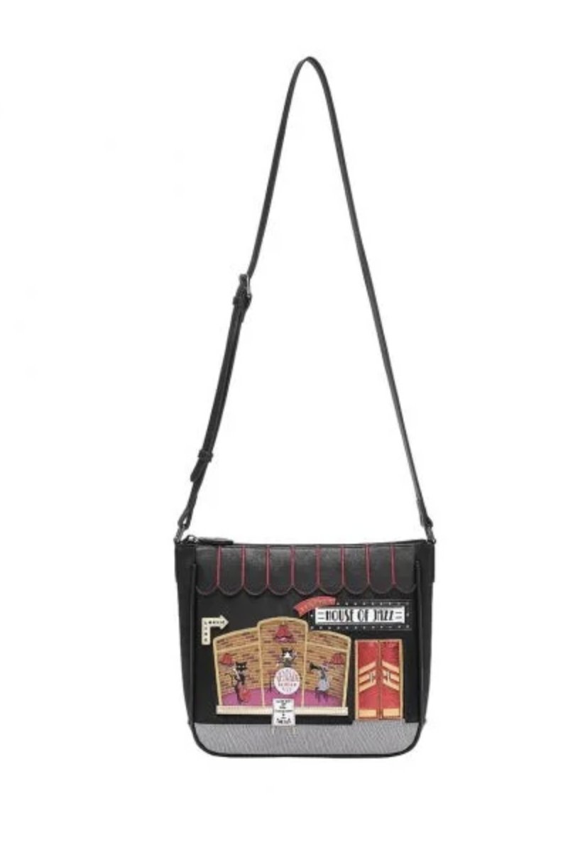 House Of Jazz Square Crossbody Bag - Rockamilly-Bags & Purses-Vintage