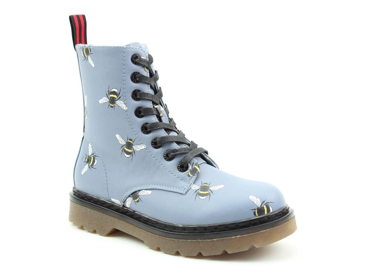 Justina Denim Bee - Rockamilly-Shoes-Vintage