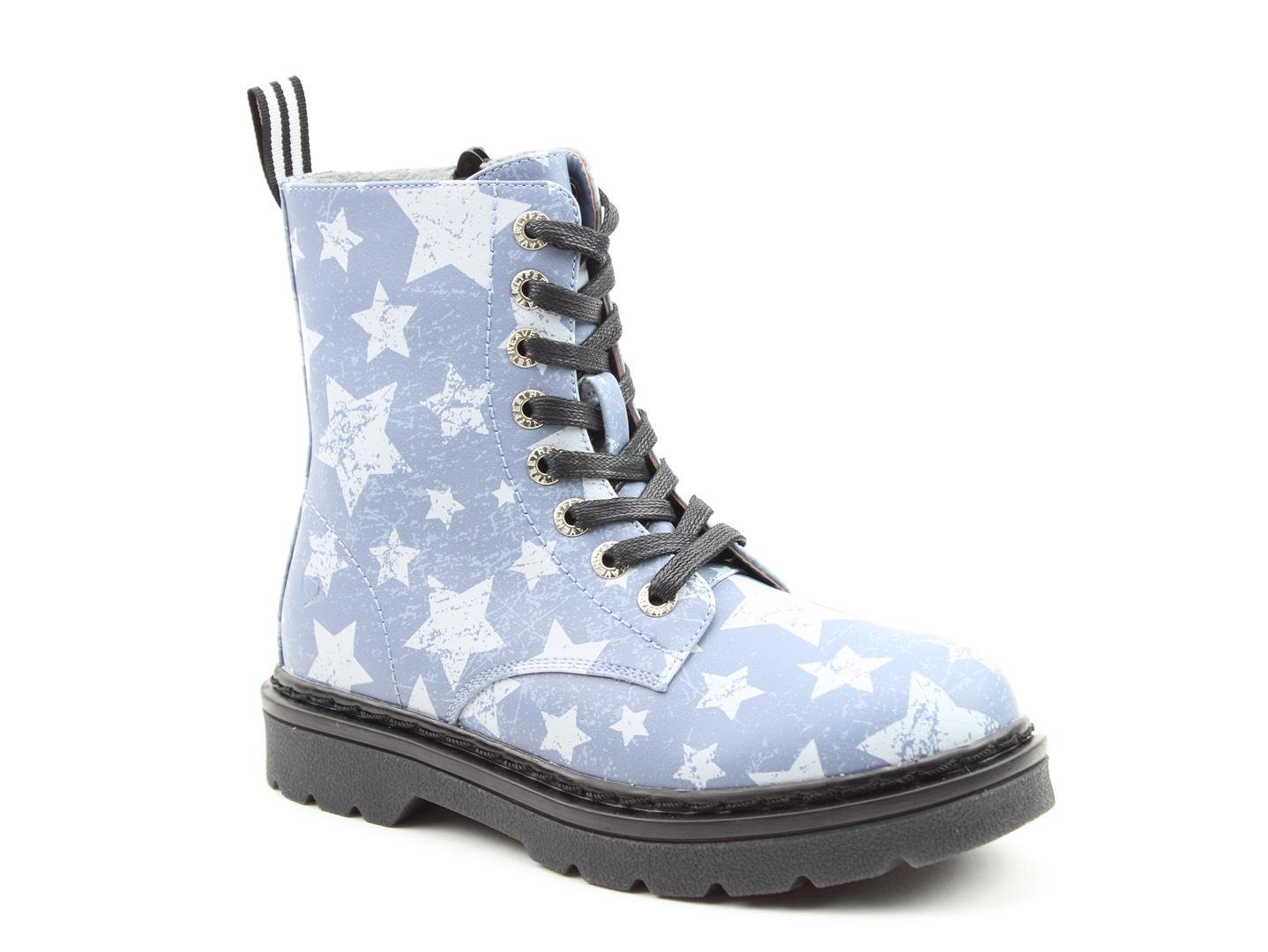 Justina Denim Stars - Rockamilly-Shoes-Vintage