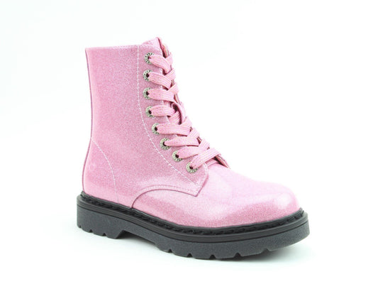 Justina Pink Glitter - Rockamilly-Shoes-Vintage