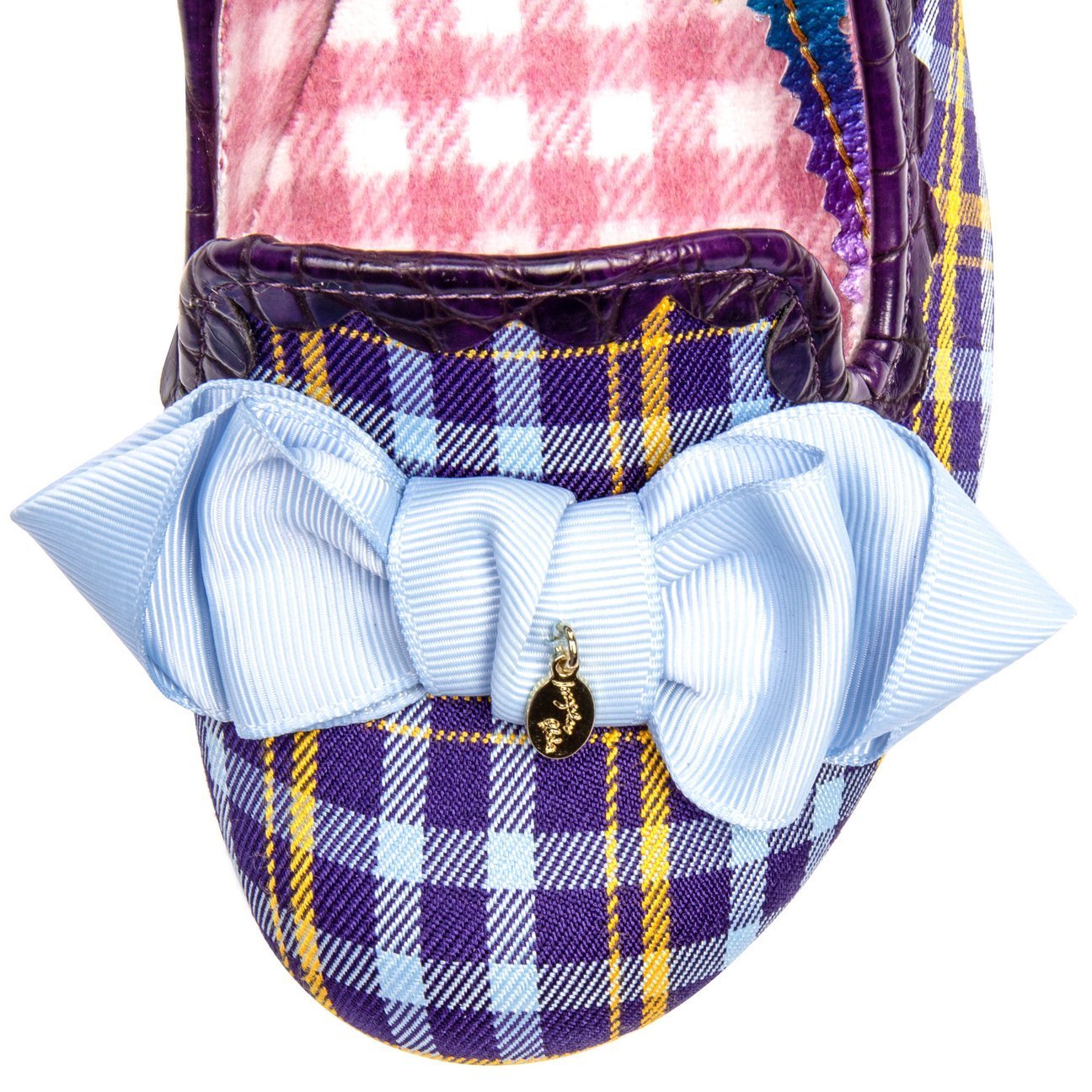 Kanjanka Blue/Yellow Mid Heel - Rockamilly-Shoes-Vintage