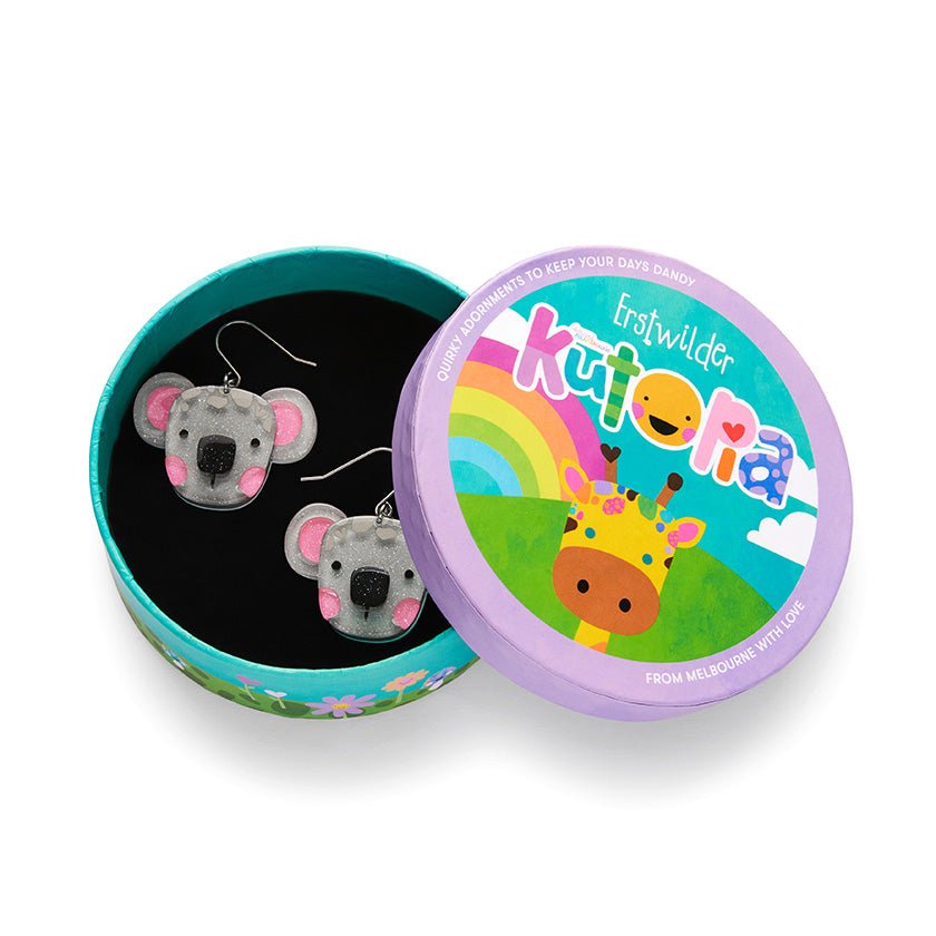 Keith the Koala Drop Earrings - Rockamilly-Jewellery-Vintage