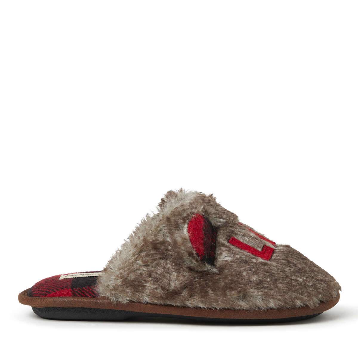 Kids Furry Lil Bear Scuff Slipper - Rockamilly-Accessories-Vintage