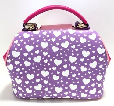 Kitty Cuddles Bag - Pink/Purple - Rockamilly-Bags & Purses-Vintage