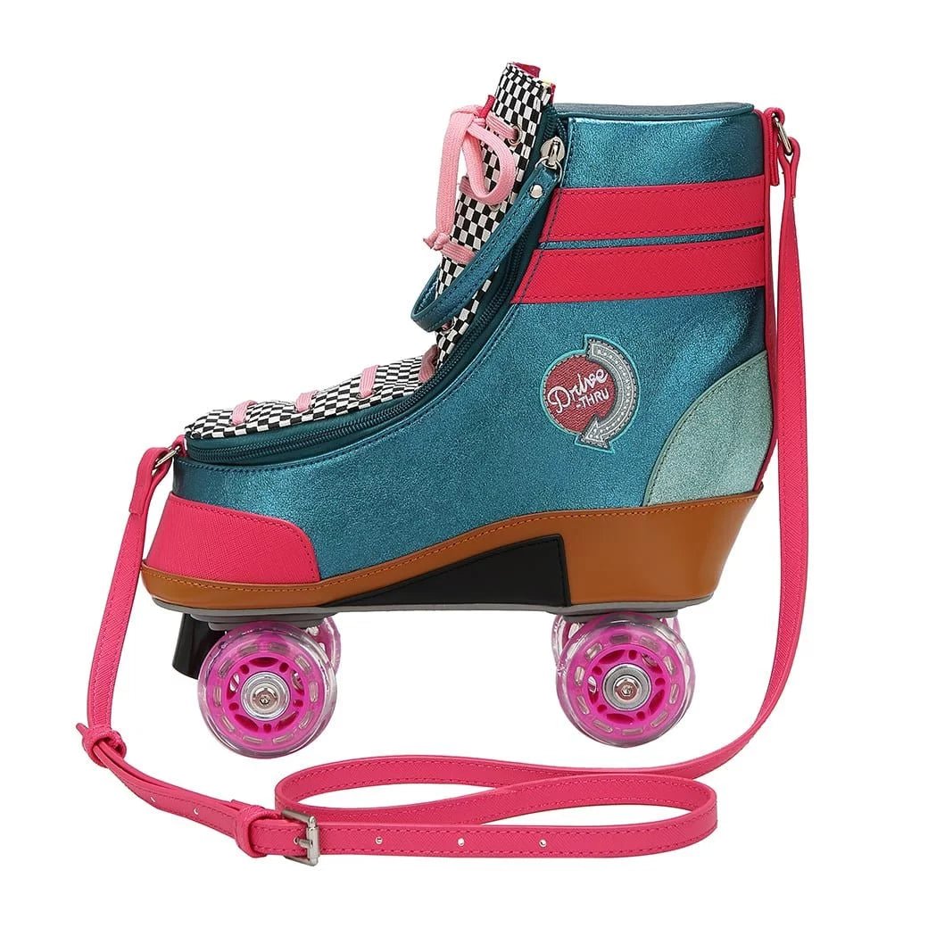 Kitty's Drive In Movie - Catablanca Roller Skate Crossbody Bag - Rockamilly-Bags & Purses-Vintage