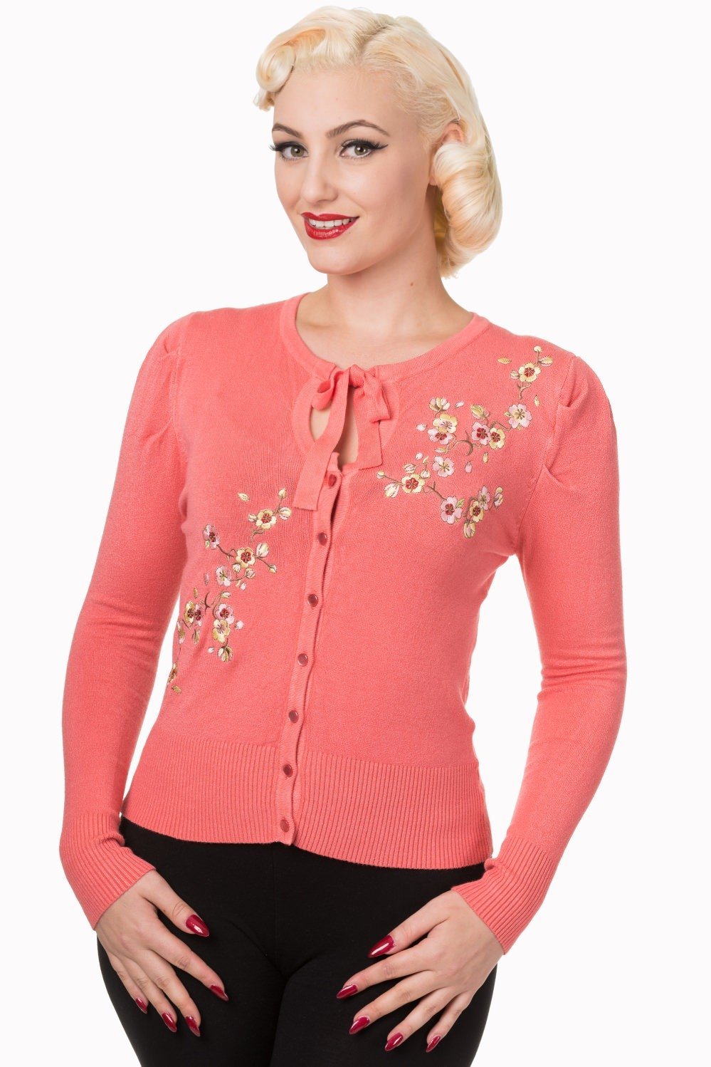 Last Dance Cropped Cardigan - Rockamilly-Knitwear-Vintage