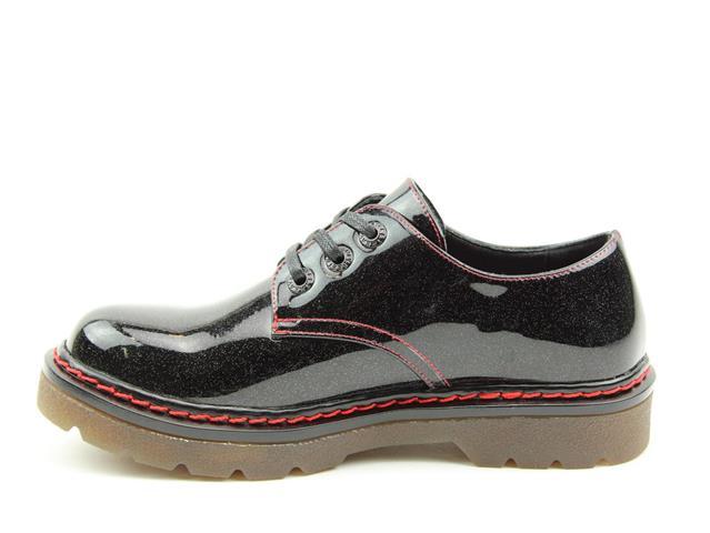 Liberty Black Glitter - Rockamilly-Shoes-Vintage