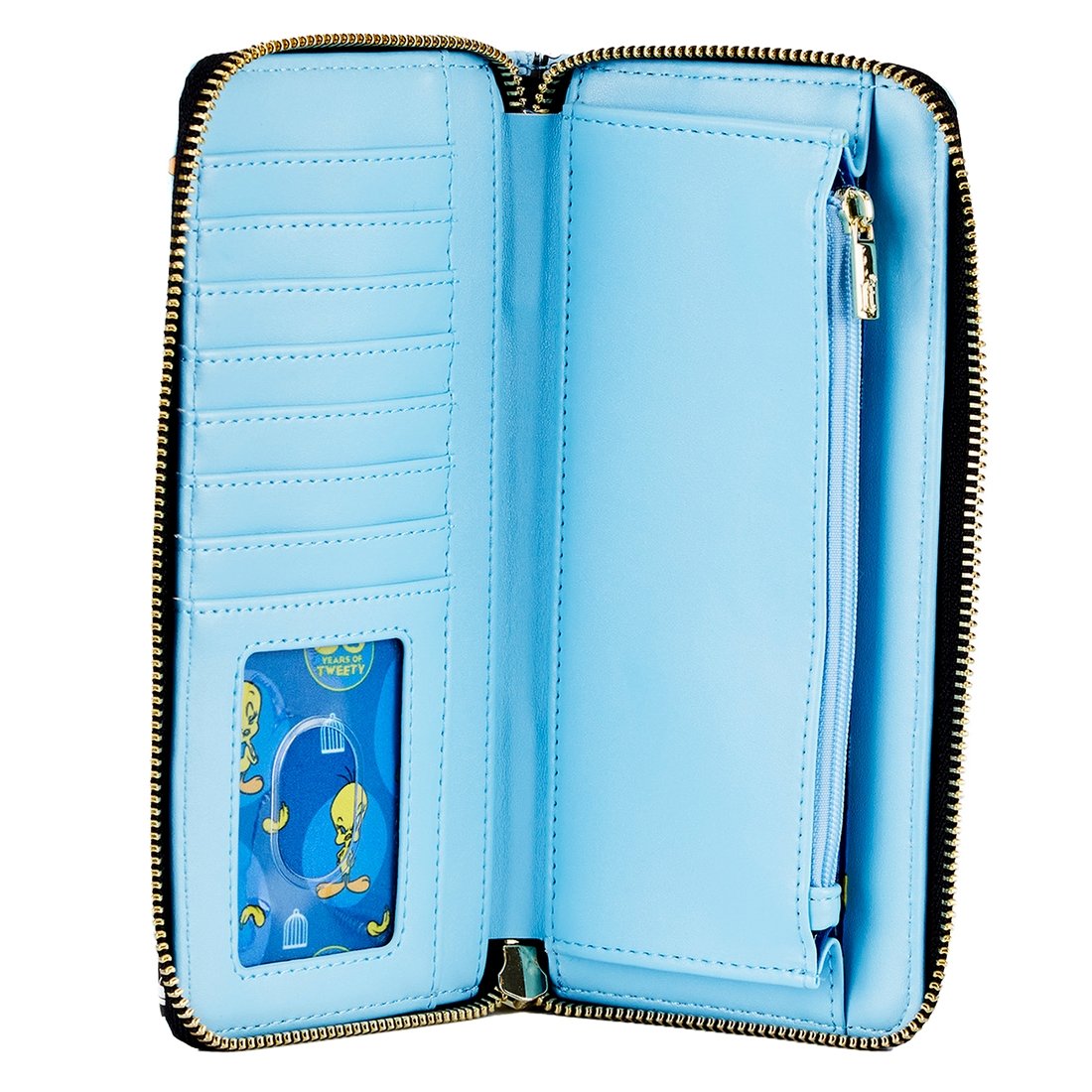 Looney Tunes Tweety & Sylvester AOP Zip Wallet - Rockamilly-Bags & Purses-Vintage