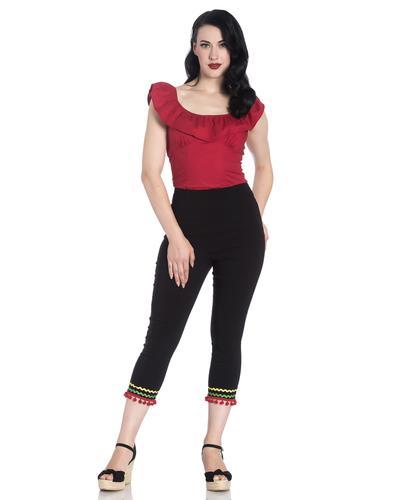 Marianne Pom Pom Capris - Rockamilly-Bottoms-Vintage