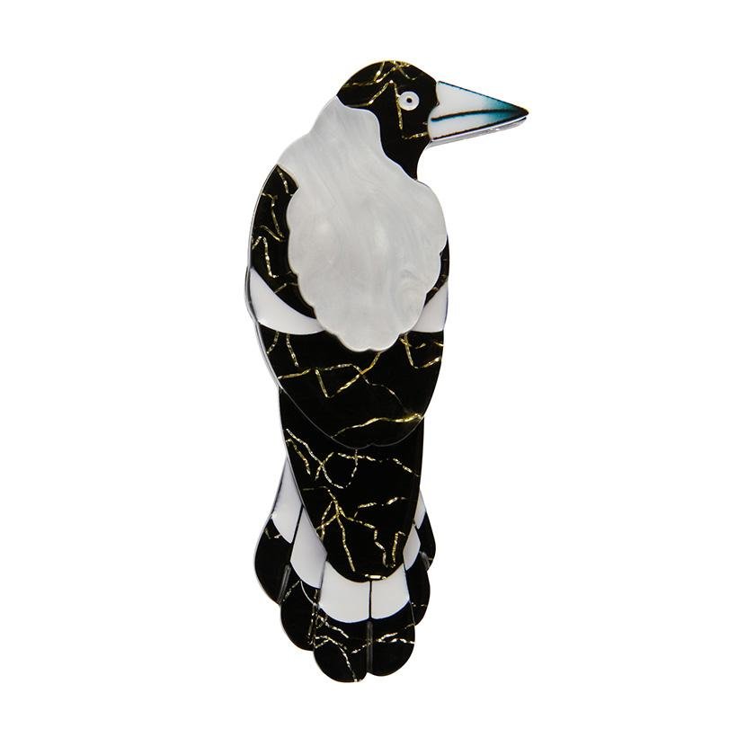 Marjorie Magpie Brooch - Rockamilly-Jewellery-Vintage