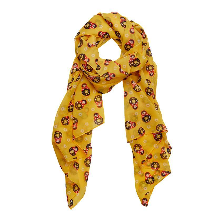 Matryoshka Memories Neck Scarf Erstwilder - Rockamilly-Accessories-Vintage
