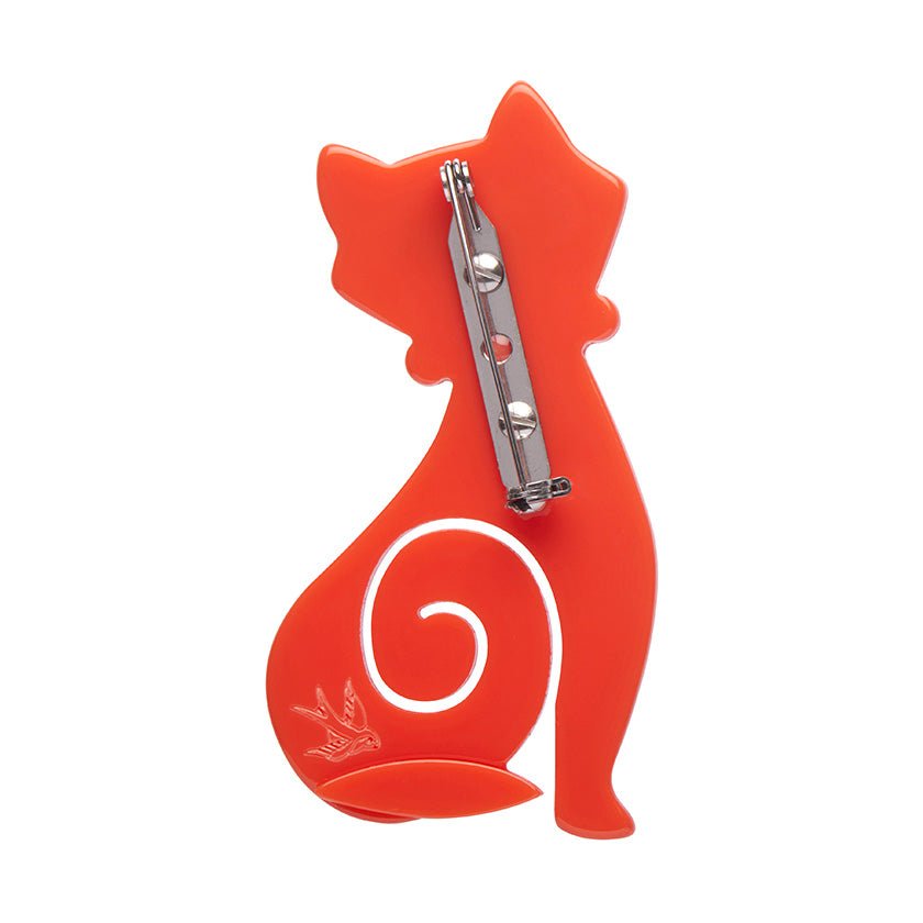 Meow at Midnight Brooch - Rockamilly-Jewellery-Vintage