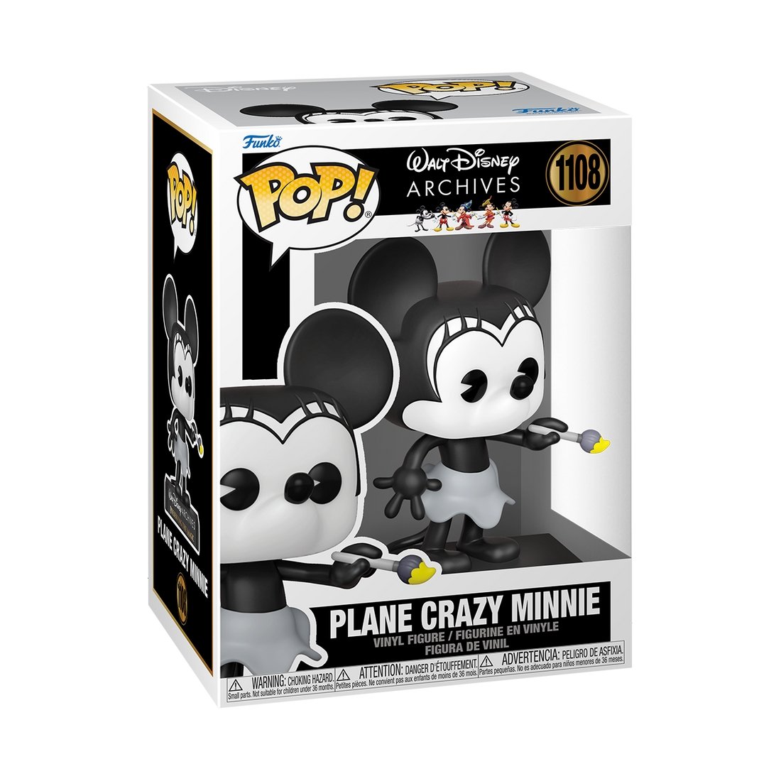 Minnie Mouse - Plane Crazy (1928) POP #1108 - Rockamilly-POP-Vintage