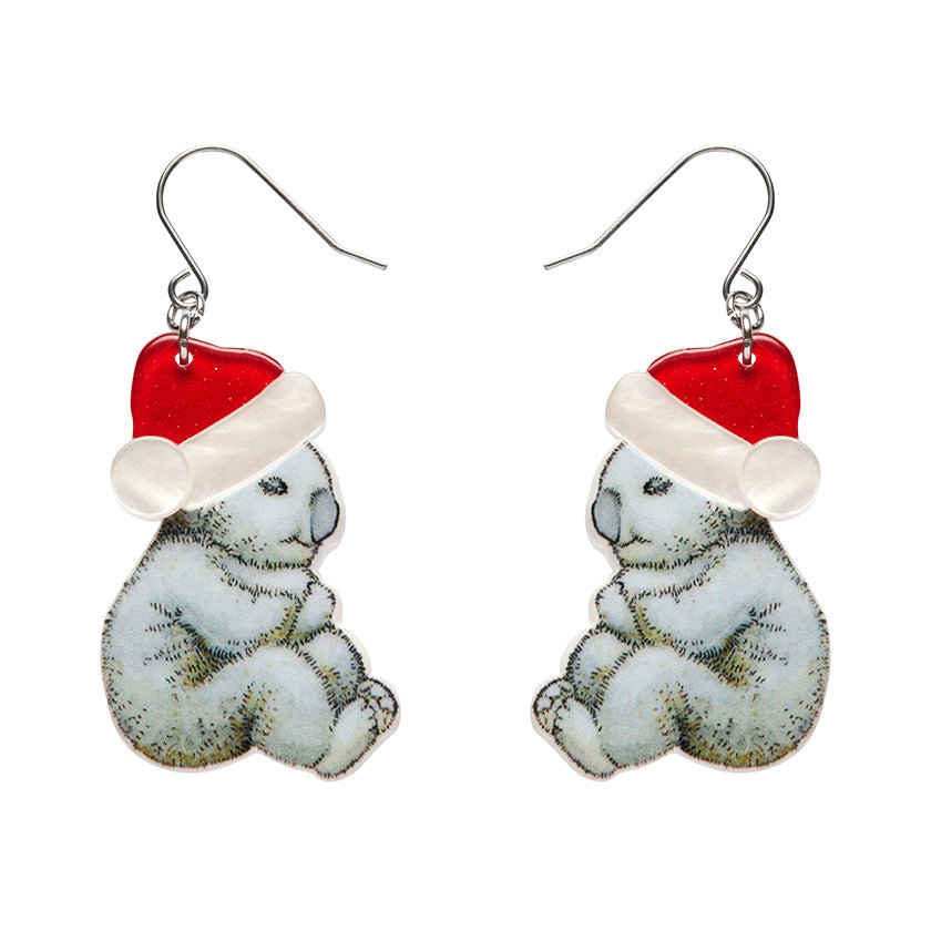 Mr & Mrs Bear Drop Earrings - Rockamilly-Jewellery-Vintage