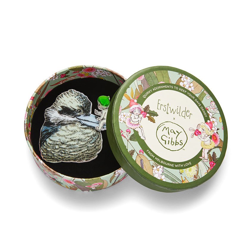 Mrs Kookaburra Brooch - Rockamilly-Jewellery-Vintage