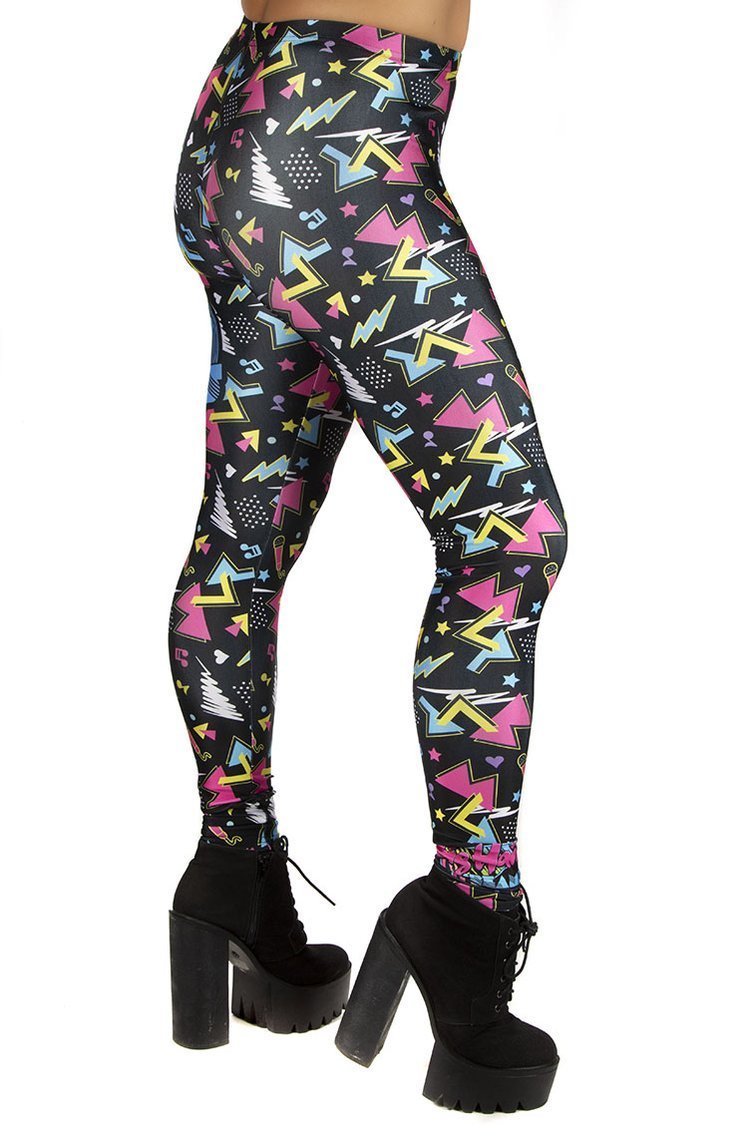 My Little Pony Fresh Vibes Fitness Leggings - Rockamilly-Trousers & Jeans-Vintage