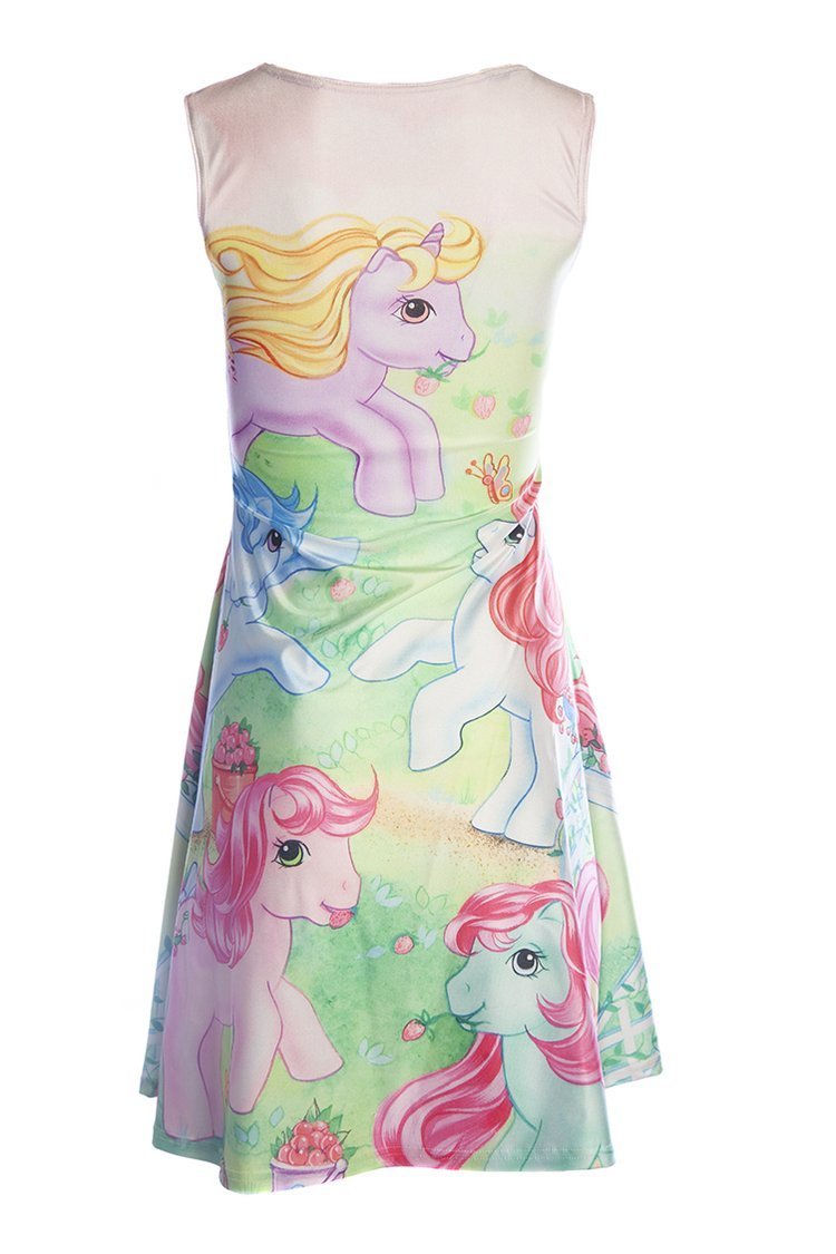 My Little Pony Summer Picnic Classic Skater Dress - Rockamilly-Dresses-Vintage