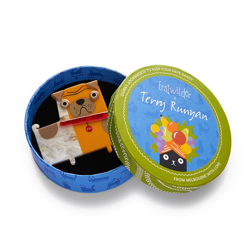 Order of the Pug Brooch - Rockamilly-Jewellery-Vintage