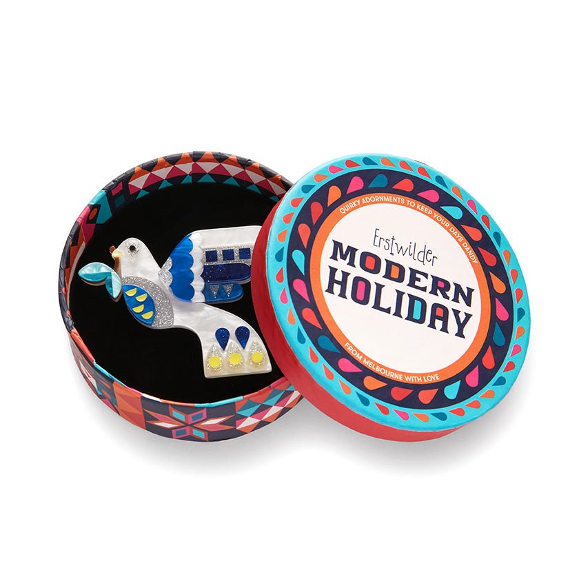 Peace & Love Brooch - Rockamilly-Jewellery-Vintage