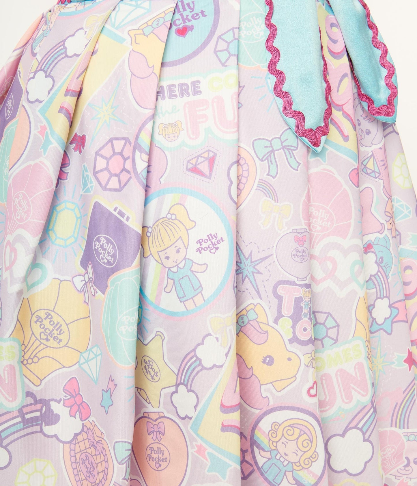 Polly Pocket Berrie Print Swing Skirt - Rockamilly-Skirts & Shorts-Vintage