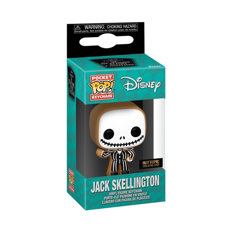 POP! Keychain Gingerbread Jack Skellington - Rockamilly-POP-Vintage
