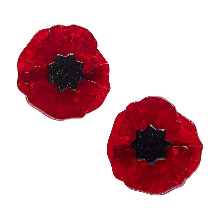 Poppy Field Hair Clips - Rockamilly-Jewellery-Vintage
