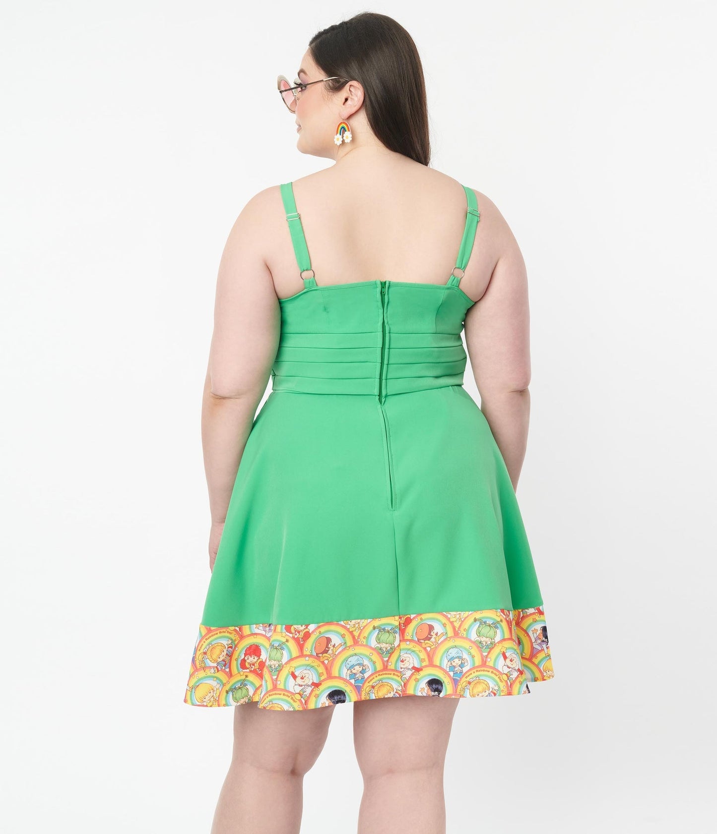 Rainbow Bright The Colour Kids Flare Dress - Rockamilly-Dresses-Vintage