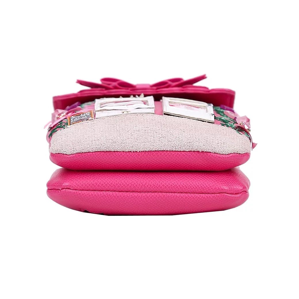 Ribbons & Bows Haberdashery - Phone Pouch - Rockamilly-Bags & Purses-Vintage