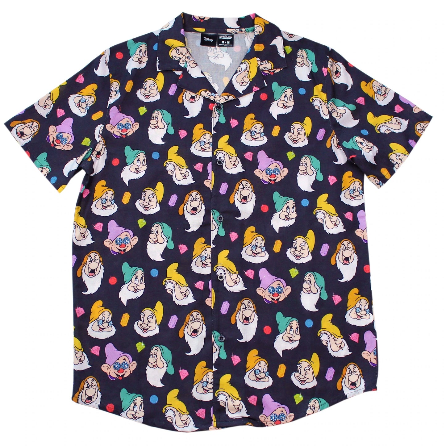 Seven Dwarfs Button Up Shirt - Rockamilly-Tops-Vintage