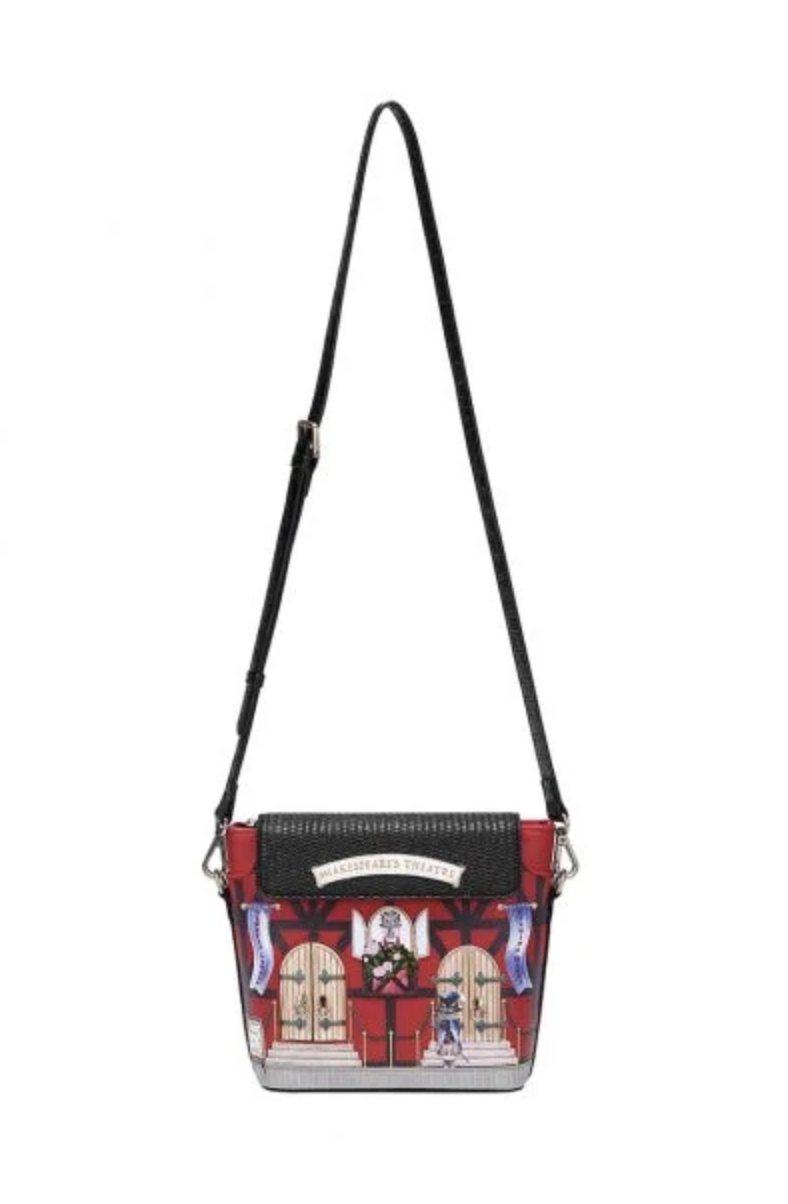 Shakespeare's Theatre Romeo & Juliet Flap Crossbody Bag - Rockamilly-Bags & Purses-Vintage