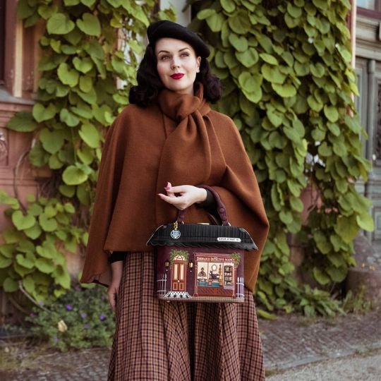 Sherlock Detective Agency Grab Bag - Rockamilly-Bags & Purses-Vintage
