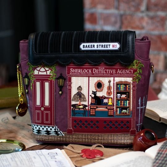 Sherlock Detective Agency Mila Bag - Rockamilly-Bags & Purses-Vintage