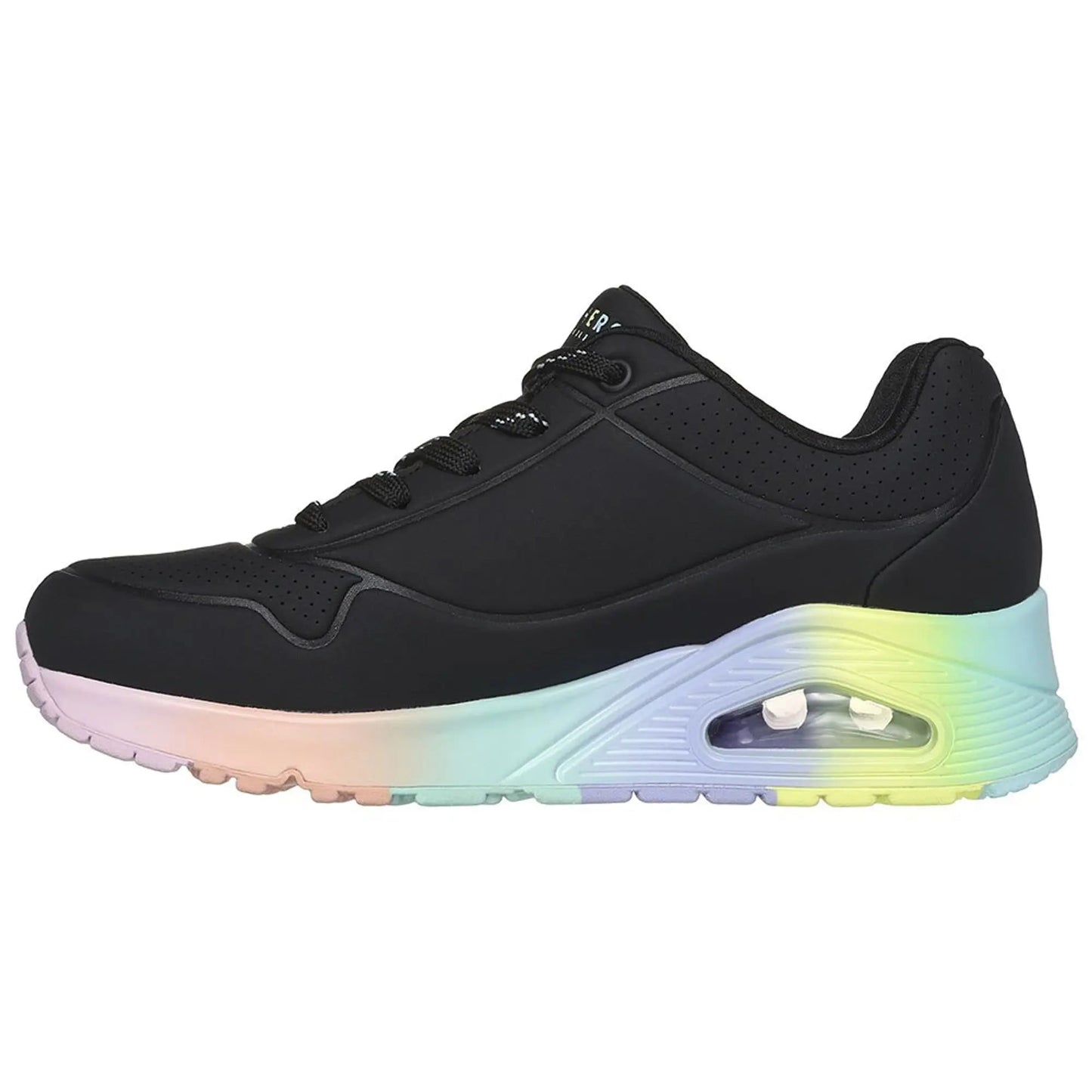 Skechers Uno - Rainbow Souls Black - Rockamilly-Shoes-Vintage