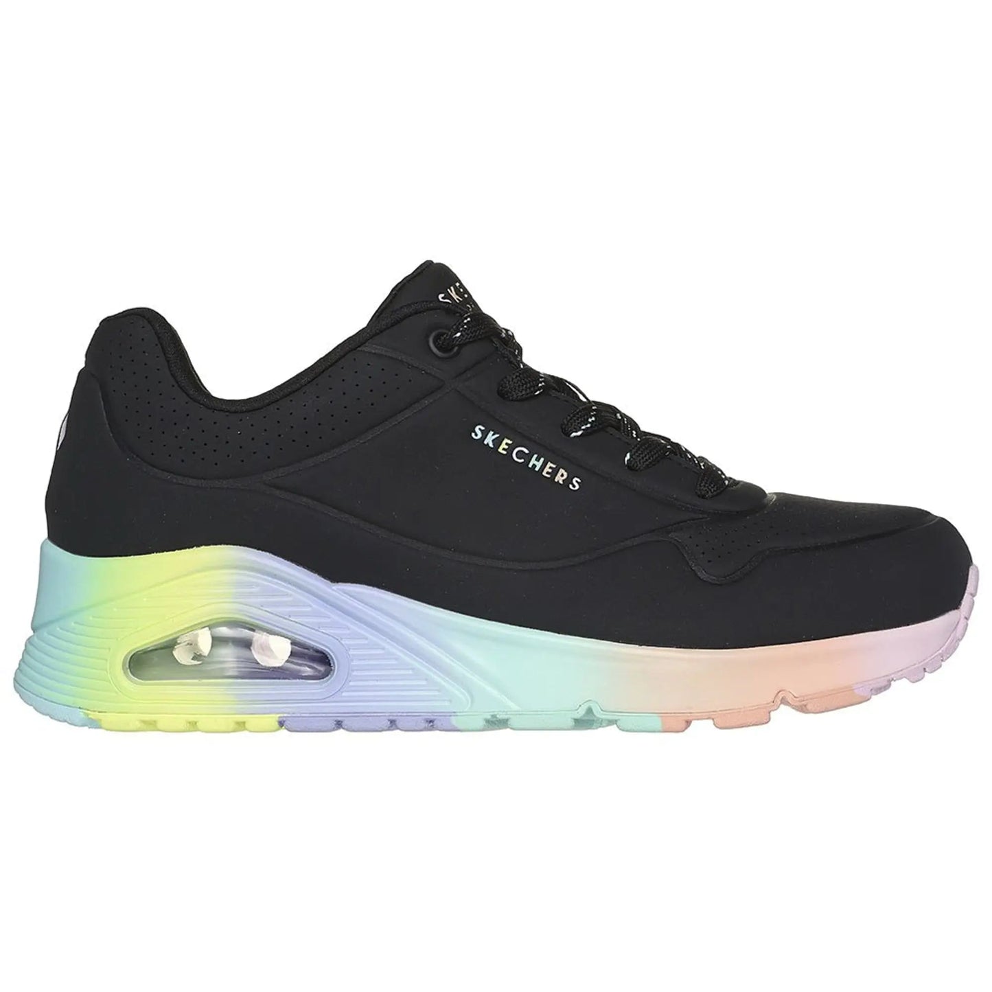 Skechers Uno - Rainbow Souls Black - Rockamilly-Shoes-Vintage