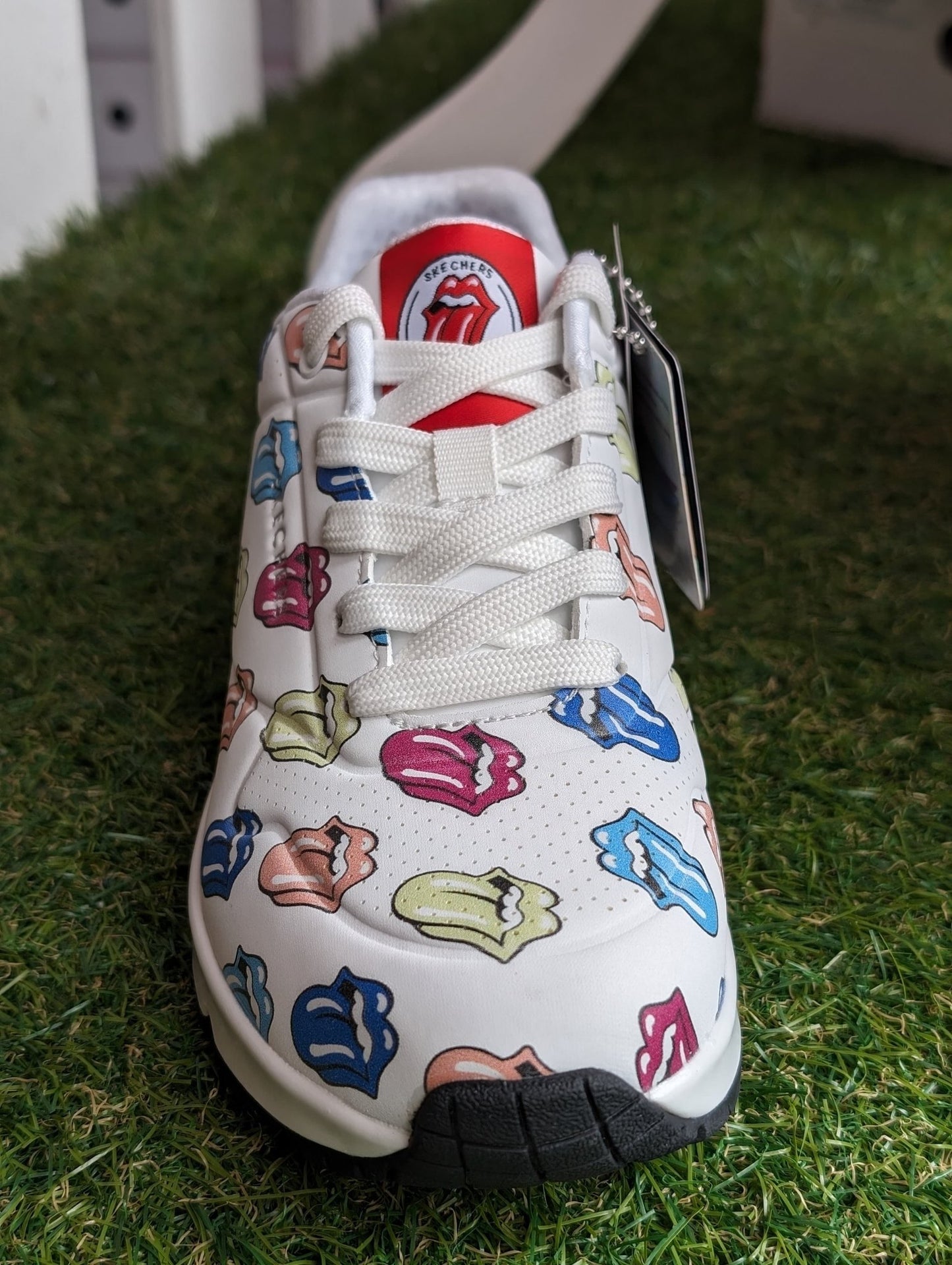 Skechers Uno - Rolling Stones Say It Loud Multi - Rockamilly-Shoes-Vintage