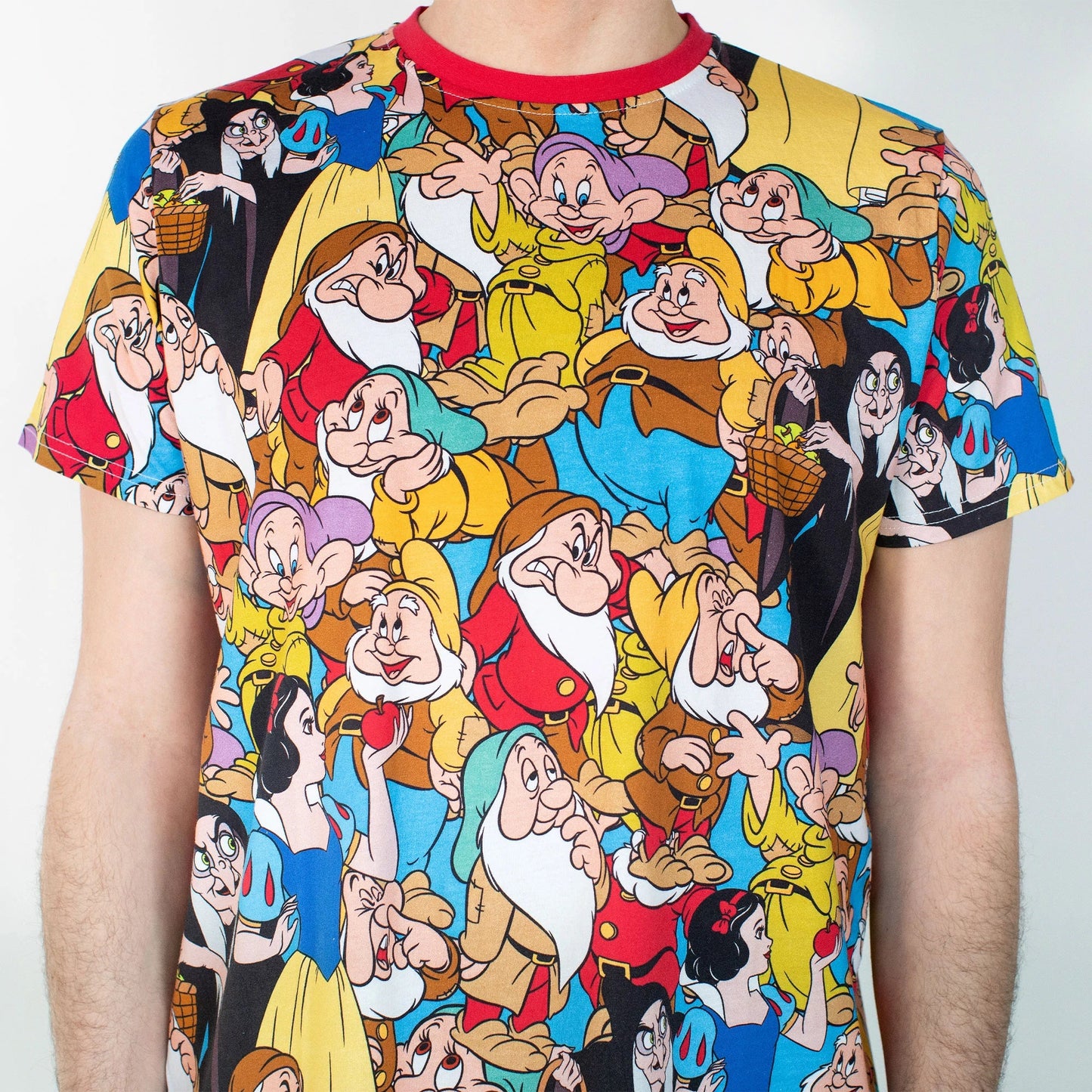 Snow White AOP Tee - Rockamilly-Tops-Vintage