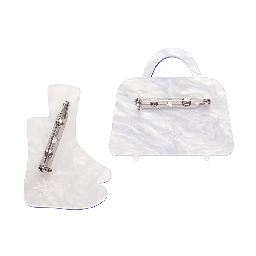 Space Chic Souvenirs Double Brooch - Rockamilly-Jewellery-Vintage