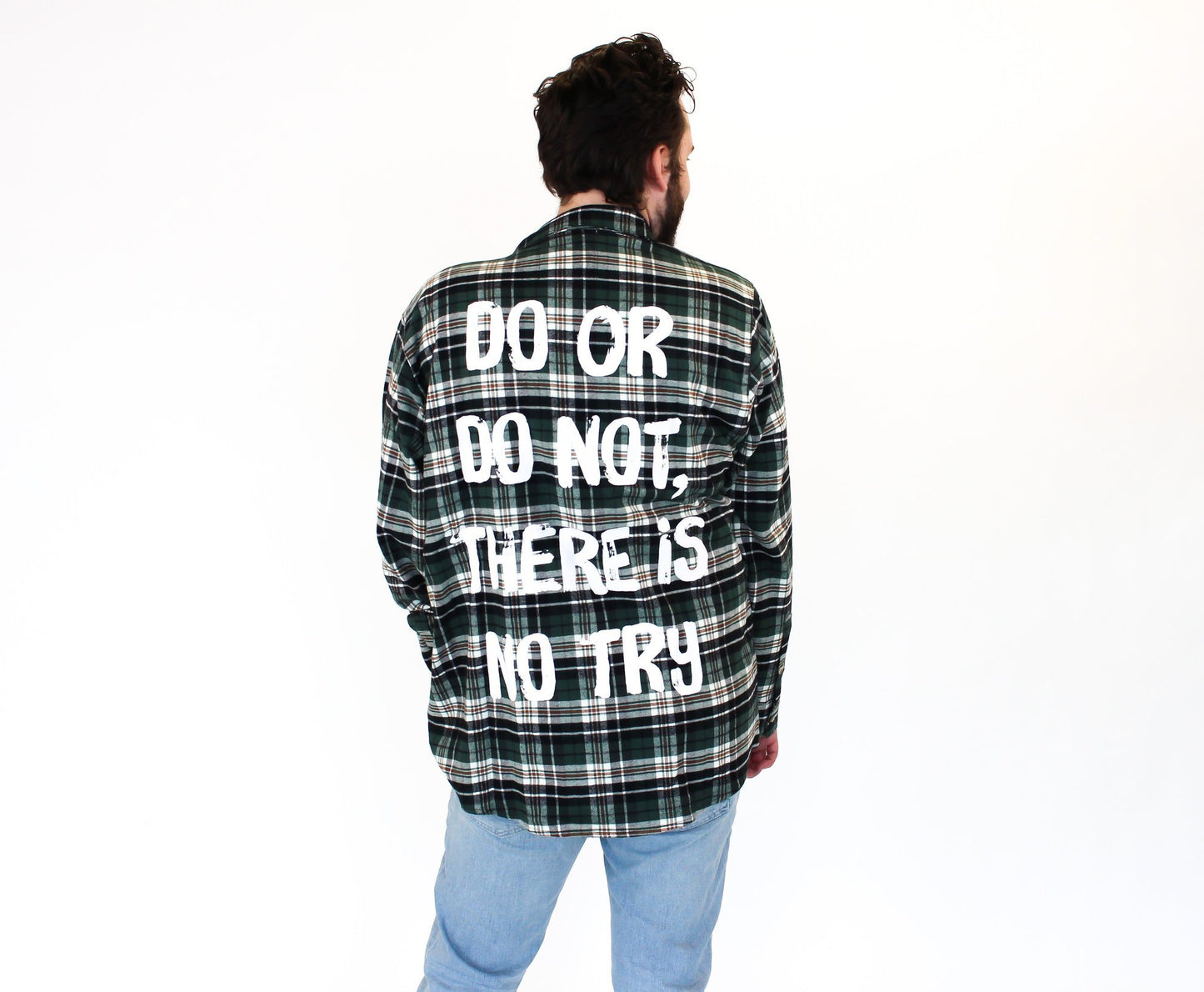 Star Wars Yoda Flannel ~ PRE ORDER - Rockamilly-Tops-Vintage