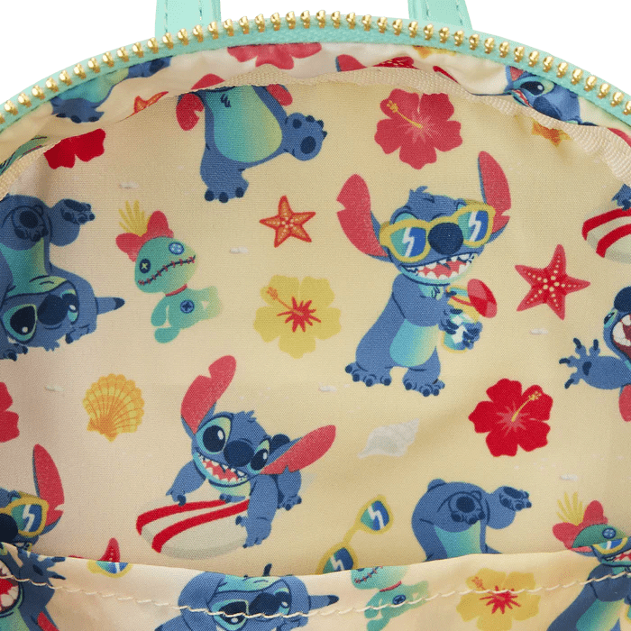 Stitch Sandcastle Beach Surprise Mini Backpack - Rockamilly-Bags & Purses-Vintage