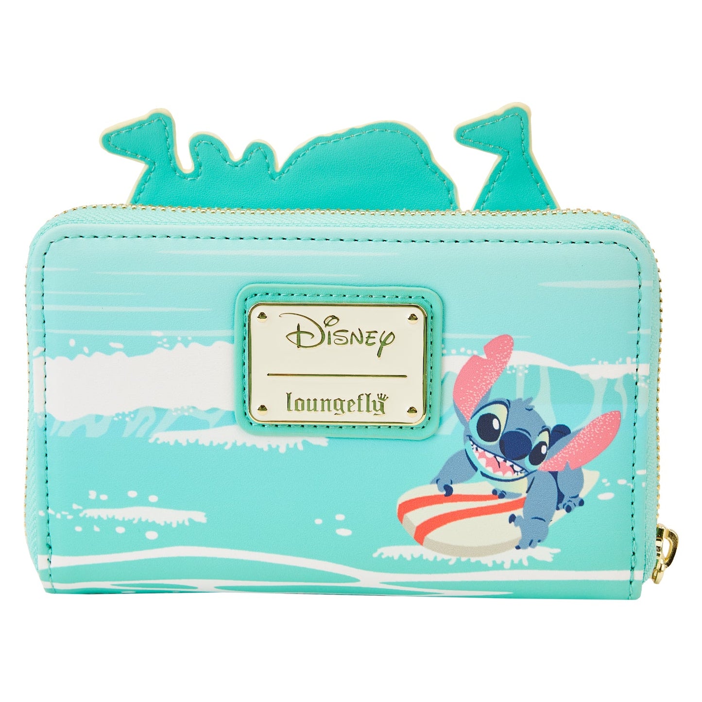 Stitch Sandcastle Beach Surprise Zip Around Wallet - Rockamilly-Bags & Purses-Vintage