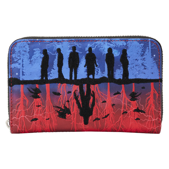 Stranger Things Upside Down Shadows Zip Around Wallet - Rockamilly-Bags & Purses-Vintage