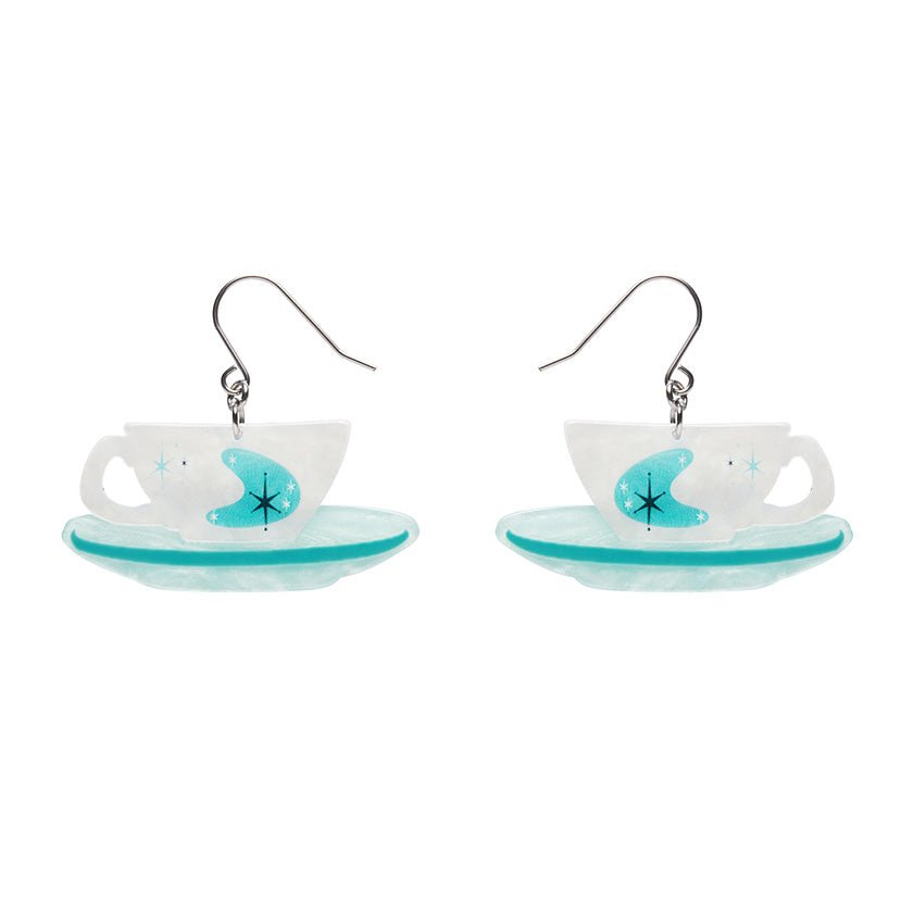 Tea & Sympathy Drop Earrings - Rockamilly-Jewellery-Vintage