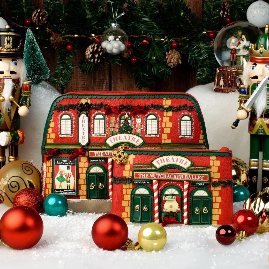 The Christmas Theatre Luna Pouch Bag - (Limited Edition) - Rockamilly-Bags & Purses-Vintage