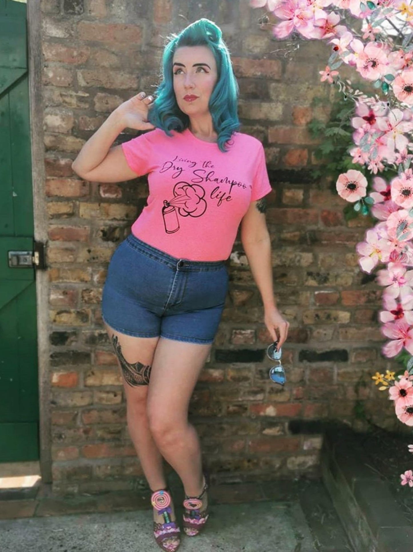 'The Frenchie' Sweet Charlotte Tee by Pin Up Wannabe - Rockamilly-Tops-Vintage